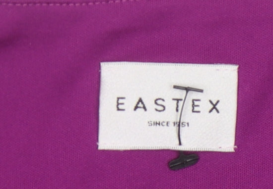 Eastex Women's Purple Sequin Lace Blouse, Size 20
