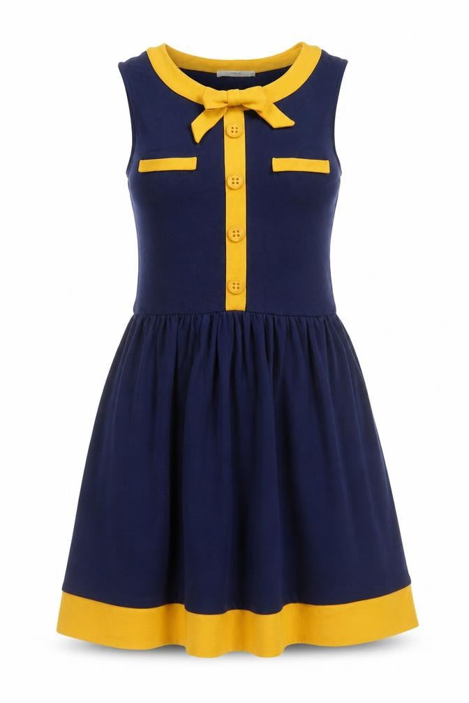 Oasis Women's Blue Sleeveless Dress XS