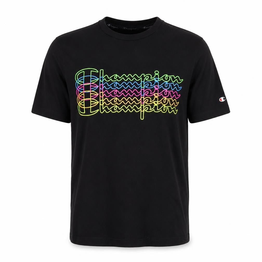 Mens UK Size M Champion Black  Cotton T-Shirt