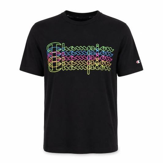 Mens UK Size M Champion Black  Cotton T-Shirt