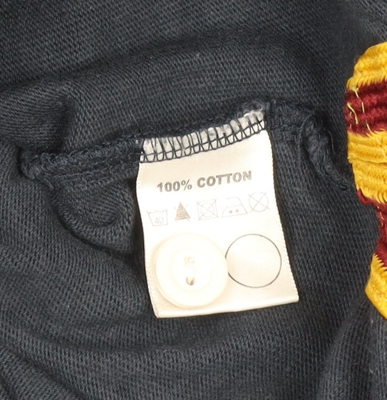 Howick Men's Blue Henley Sweatshirt, Size L