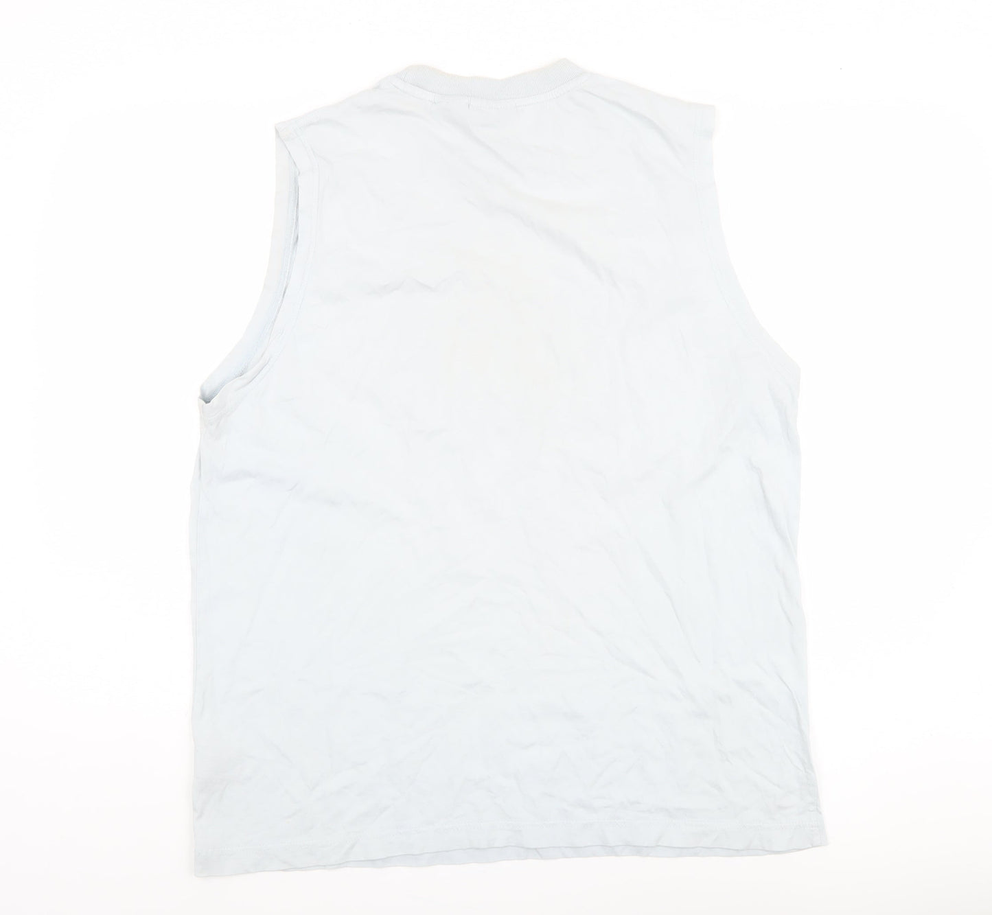 Fila Men’s White Cotton Sleeveless T-Shirt L