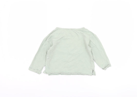 Rose & Wilde Girls Green Embroidered T-Shirt 4 Years