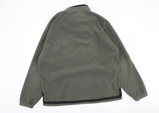Petroleum Men's Green Pullover Fleece Sweatshirt XL