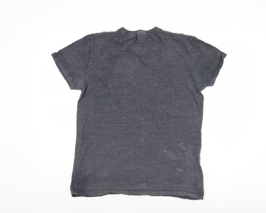 Superdry Men's Grey Short Sleeve T-Shirt - Medium