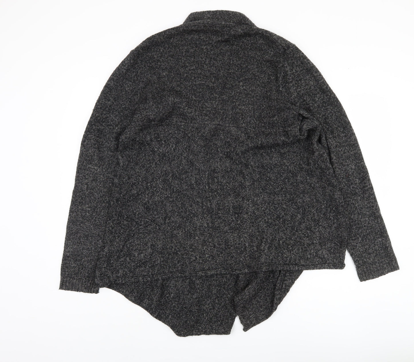 Fat Face Women's Grey Open Front Cardigan Size 18 Acrylic Knit