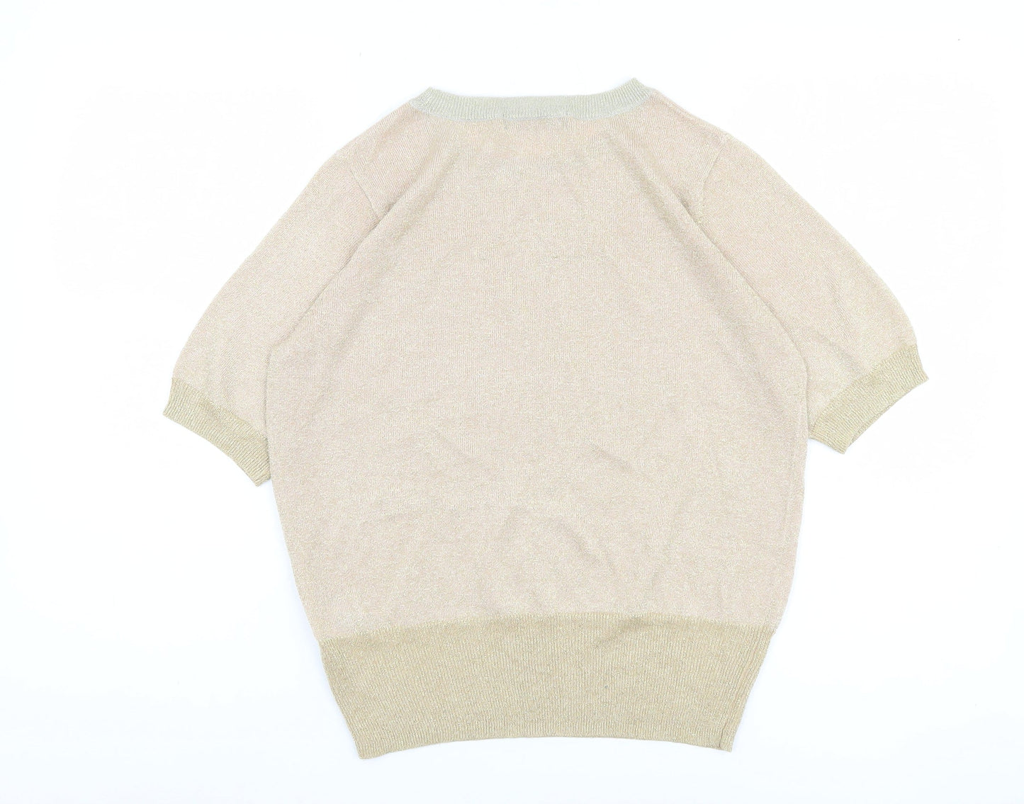 Marks and Spencer Women's Beige Pullover Jumper, M