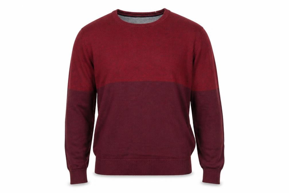 Front view of Maine New England Men's Red Cotton jumper, size L