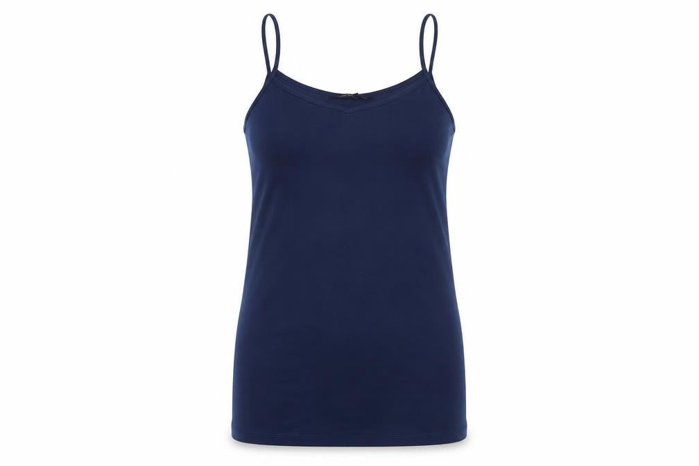 Womens UK Size 12 French Connection Blue Polyester Blend Tank