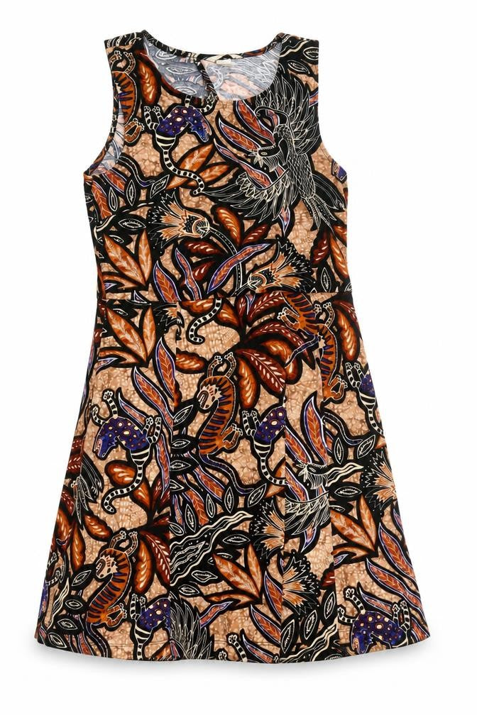 H&M Women's Multicoloured A-Line Dress L Casual
