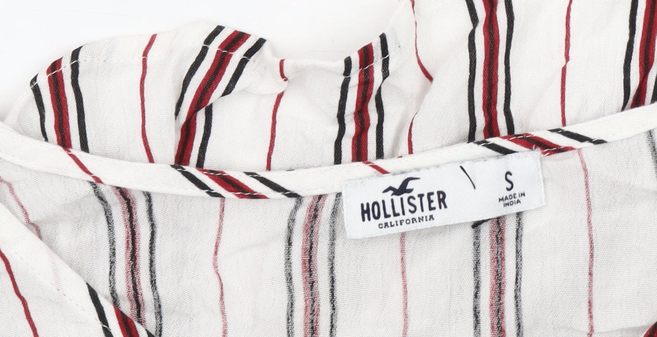 Hollister Women's Multicoloured Striped Blouse S