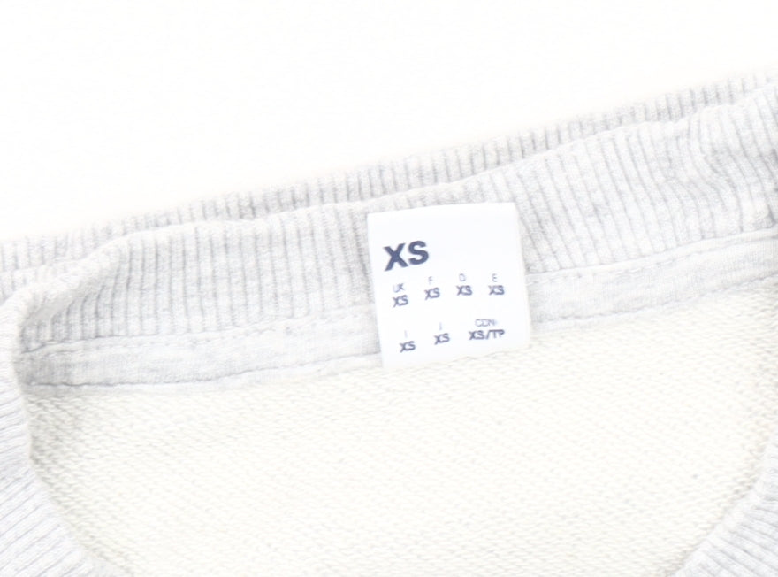 Reebok Men's Grey XS Pullover Sweatshirt Logo