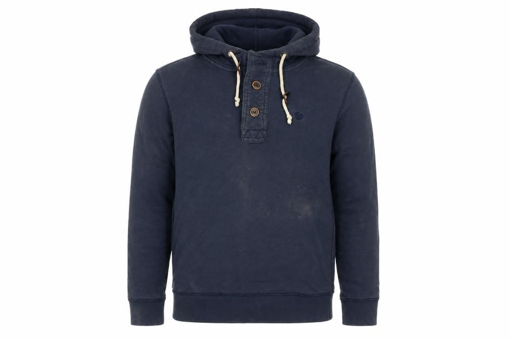 FatFace Men's Blue Medium Henley Hoodie