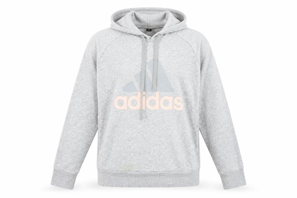 Womens UK M Regular adidas Grey Pullover Hoodie