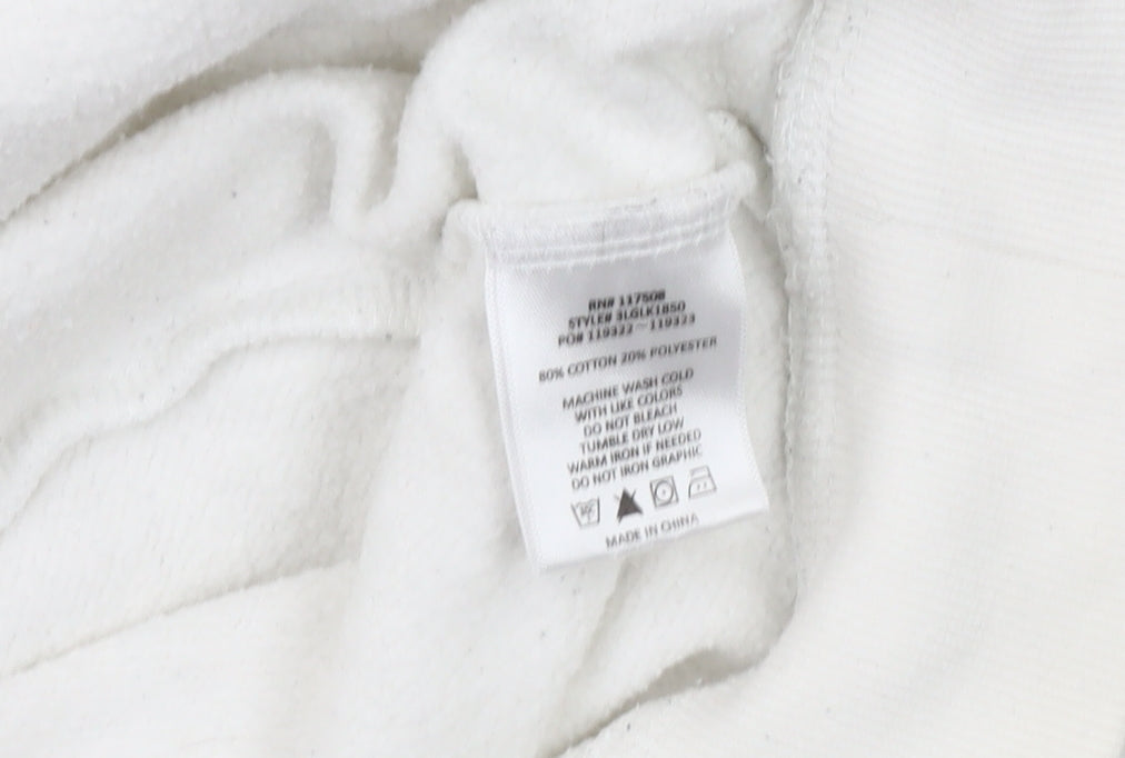 Levi's Men's White Pullover Hoodie S