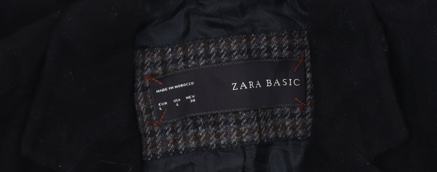 Zara Basic Women's Black Blazer Size 14