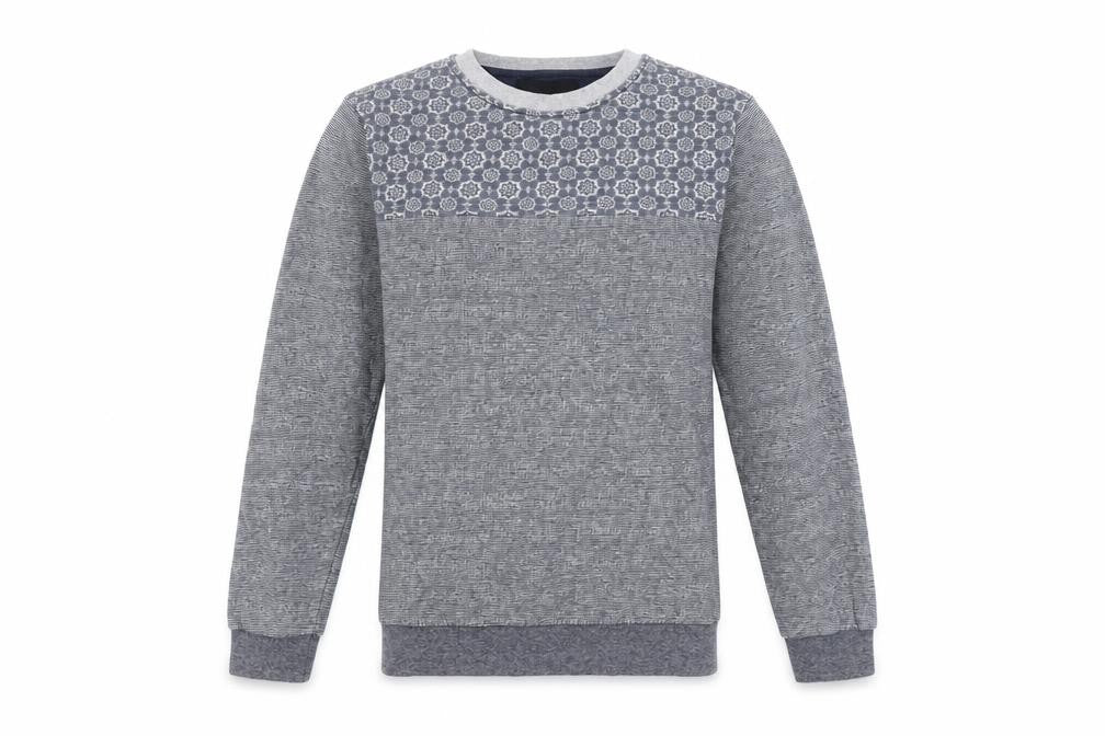 River Island Men's Grey Pullover Sweatshirt Size S
