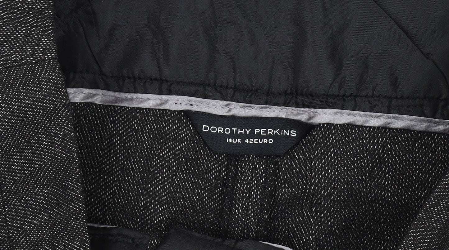 Dorothy Perkins Women's Black Trousers Size 14