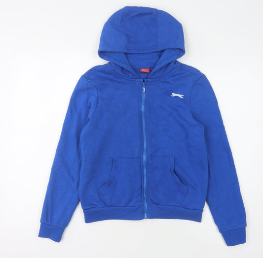 Slazenger Boys Blue Full Zip Hoodie 11-12 Years