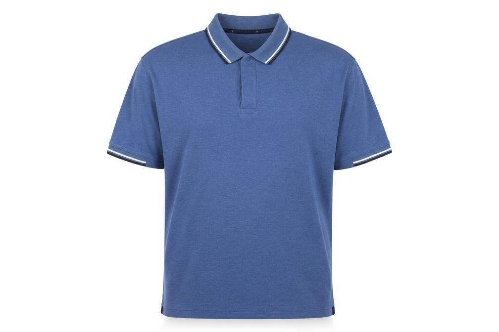 Marks and Spencer Men's Blue Medium Polo Shirt