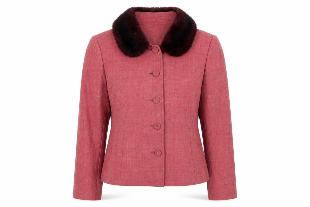 Marks and Spencer Women's Red Blazer UK 10 Shawl Collar
