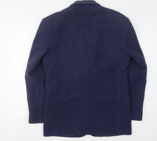 Willson Men's Blue Wool Blazer Jacket Size 38