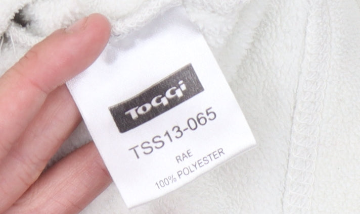 Toggi Women's White Henley Sweatshirt Size 18