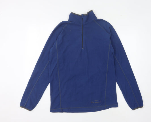Blue Mountain Men's Blue Pullover Sweatshirt S