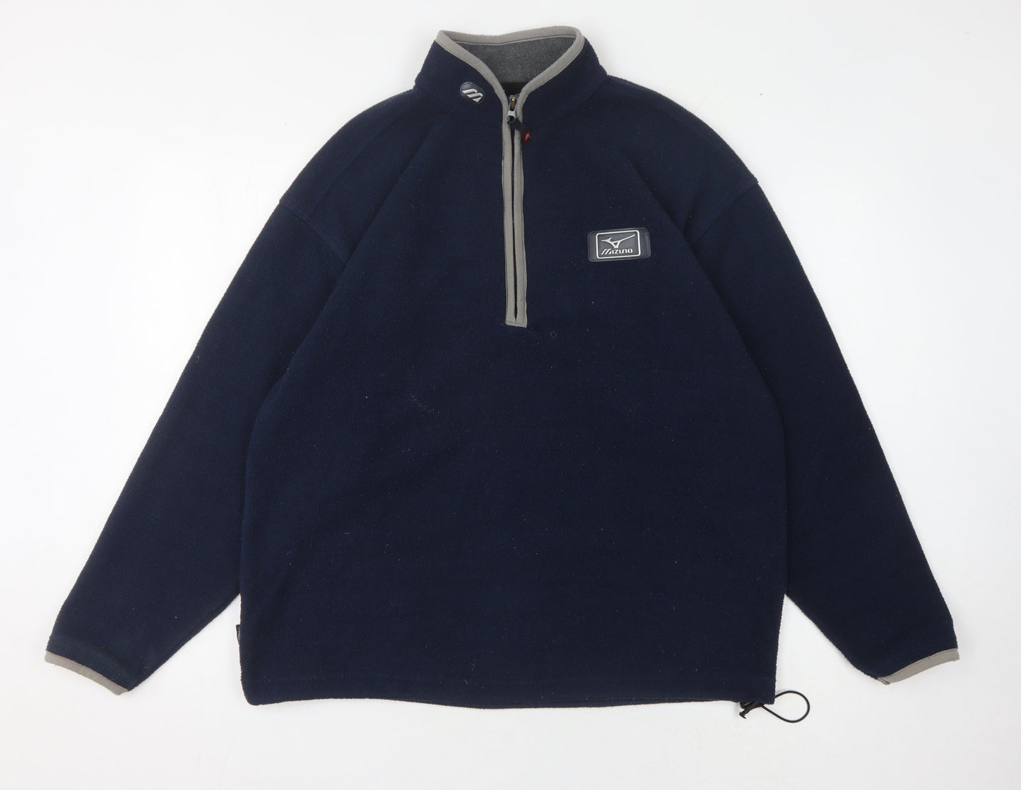 Mizuno Men's Blue 1/4 Zip Sweatshirt M
