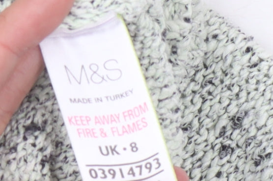 Marks and Spencer Women's Grey Pullover Jumper Size 8