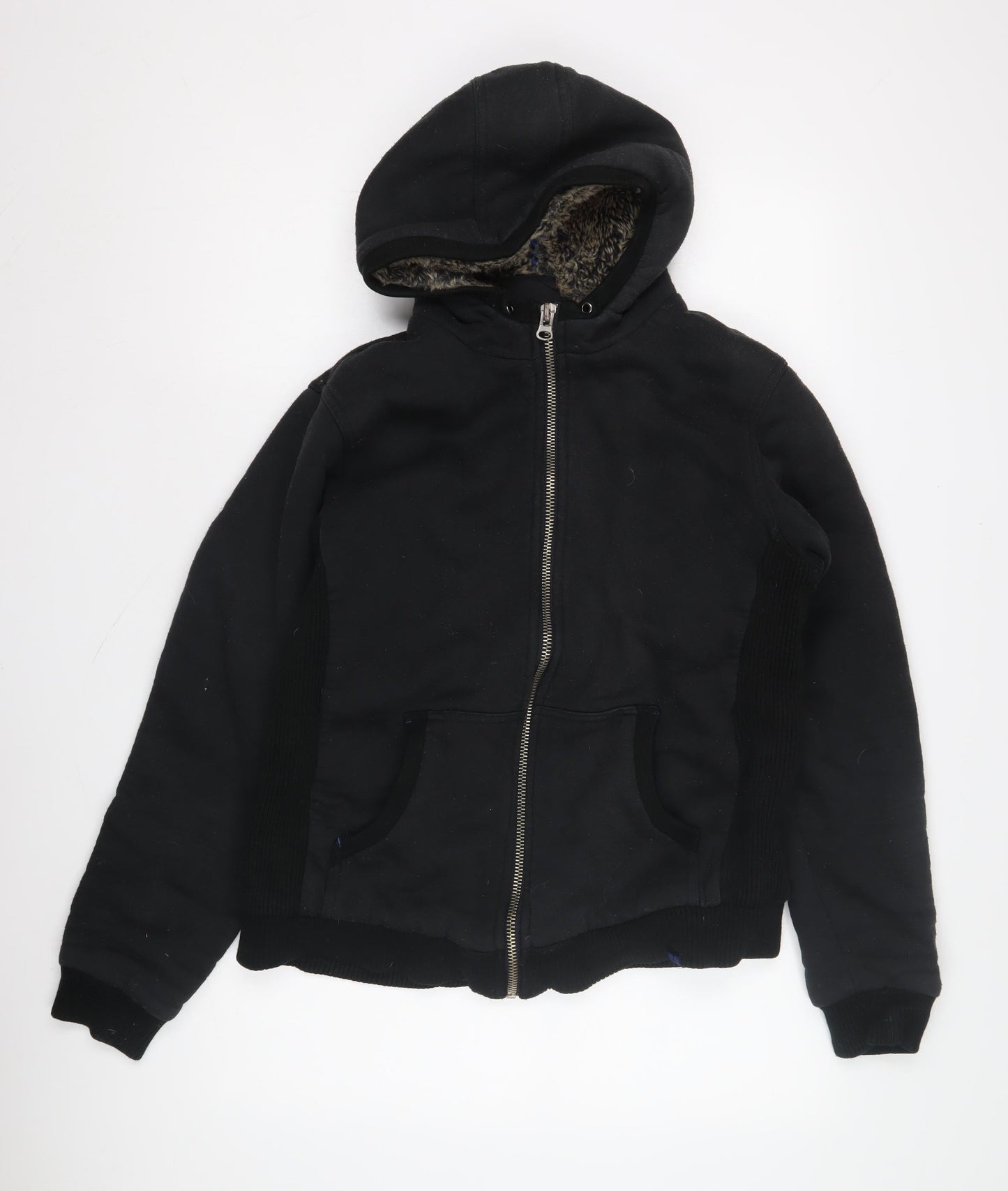Dickies Men's Black S Full Zip Fleece Hoodie