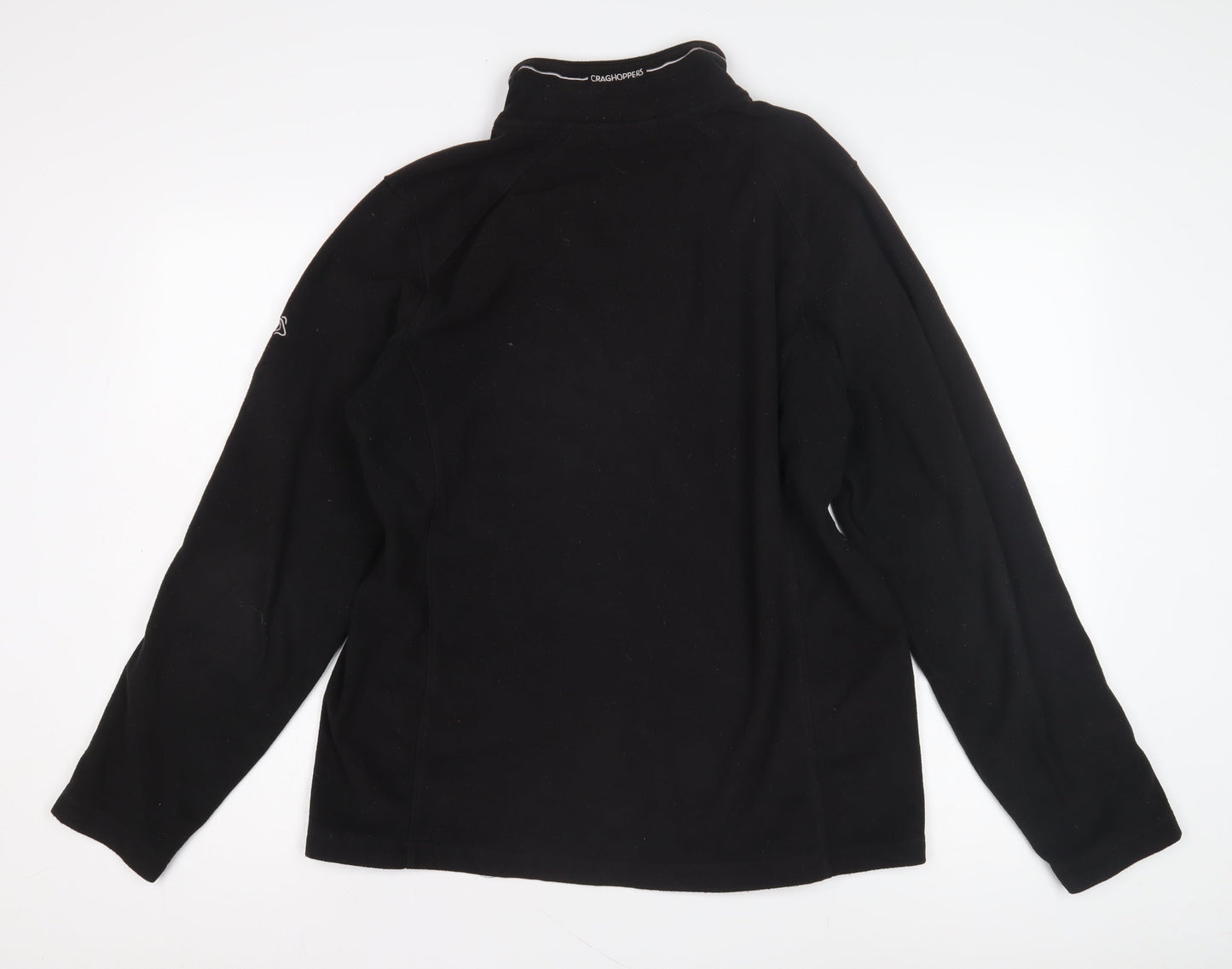 Craghoppers Men's Black 1/2 Zip Fleece Sweatshirt Medium