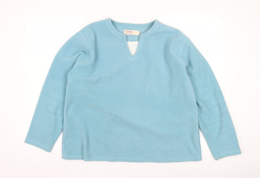 EWM Women's Blue XL Pullover Fleece Sweatshirt