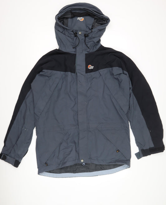 Lowe Alpine Men's Blue M Anorak Jacket Hoodie