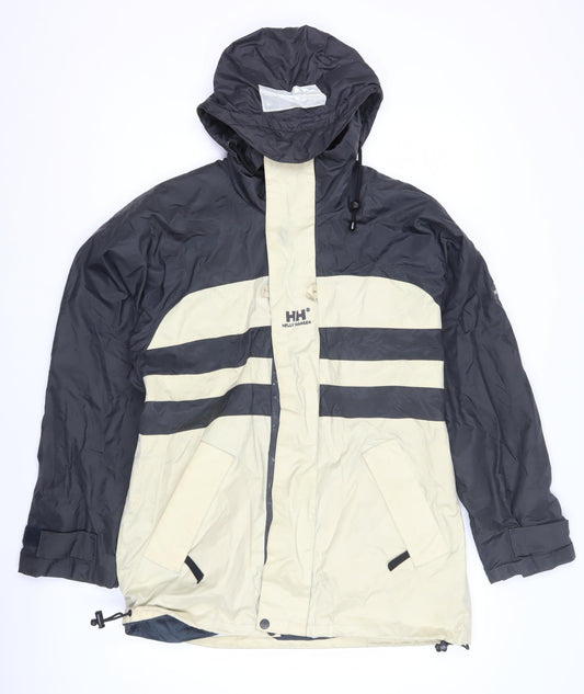 Helly Hansen Men's Blue Beige Waterproof Jacket XS