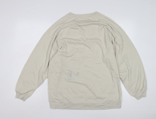 Gilly Hicks Women's Beige Sweatshirt Size S