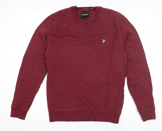 Lyle & Scott Red Jersey T-Shirt M Unisex Adults