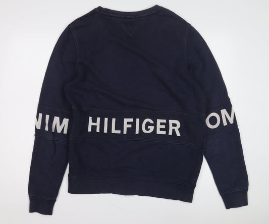 Hilfiger Denim Men's Blue L Pullover Sweatshirt