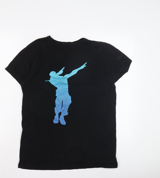 Fortnite Unisex Black XL Cotton T-Shirt
