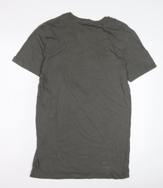 Zeus Men's XL Grey Italian Graphic T-Shirt