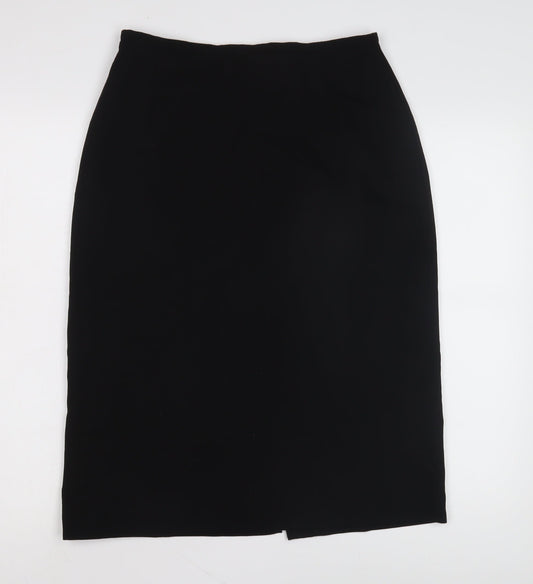 Kass Women's Black Midi Pencil Skirt - Size 14