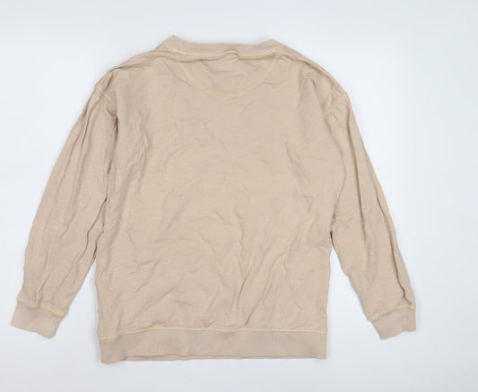 FatFace Women's Beige Pullover Sweatshirt, Size S