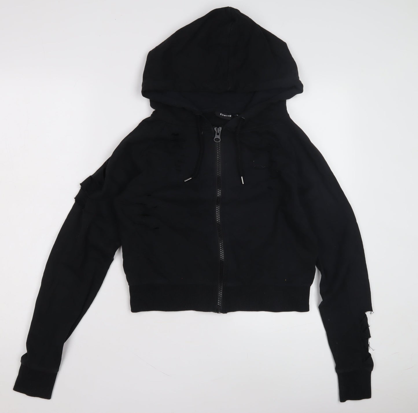 Firetrap Women's Black Full Zip Hoodie Size 8