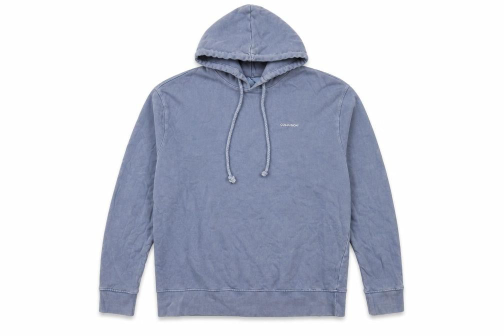 Collusion Men's Blue Pullover Hoodie Size L