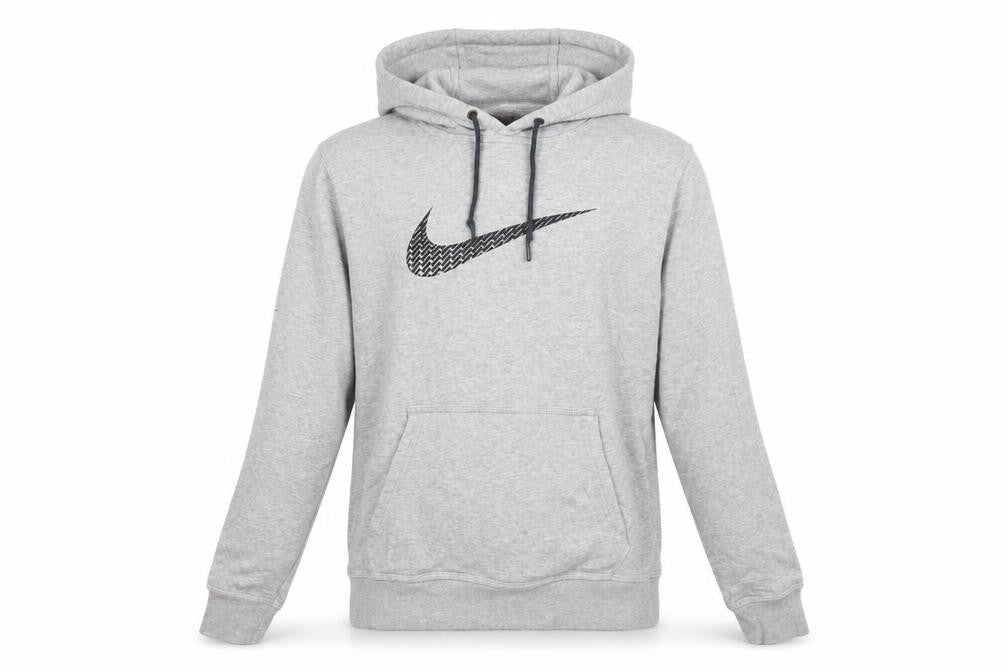Mens UK S Regular Nike Grey Pullover Hoodie