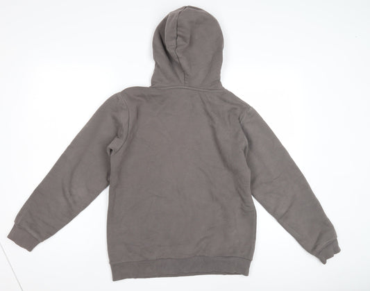 MP Unisex Adults Grey Pullover Hoodie XS