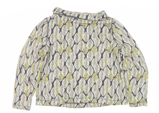 White Stuff Women's Leaf Print Top, Size 12