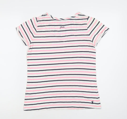 Joules Women's Multicoloured Striped T-Shirt 2XS