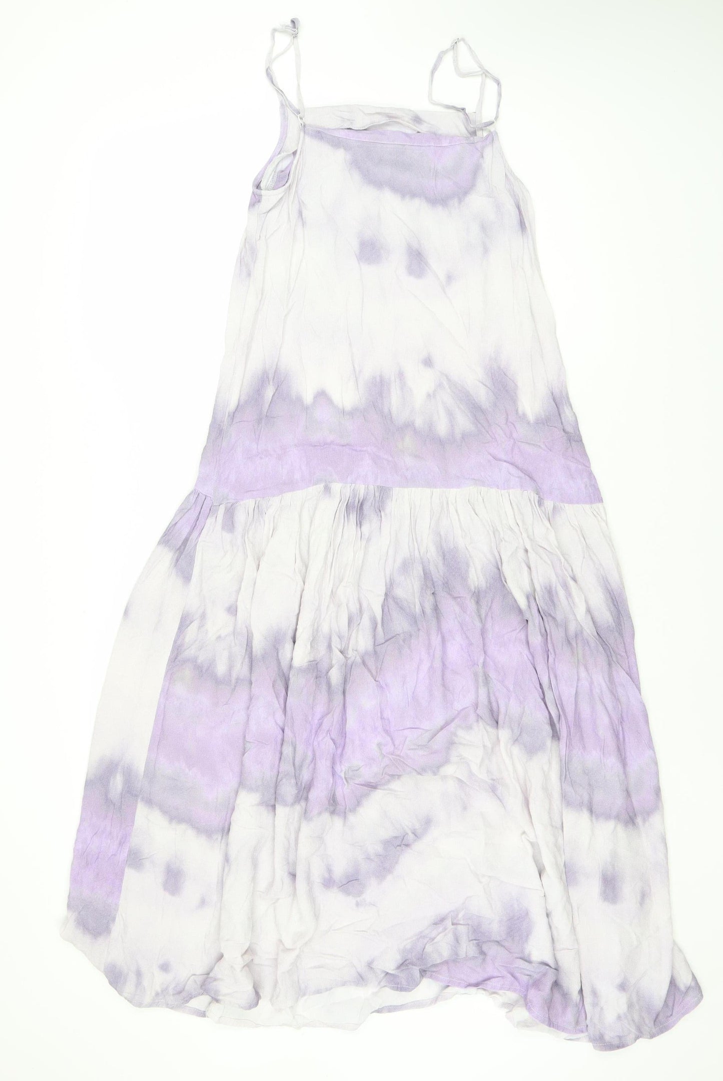 Warehouse Women's Purple Tie Dye Strappy Dress