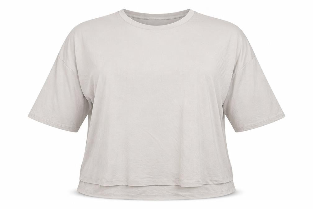 Marks and Spencer Women's Beige 3/4 Sleeve T-Shirt